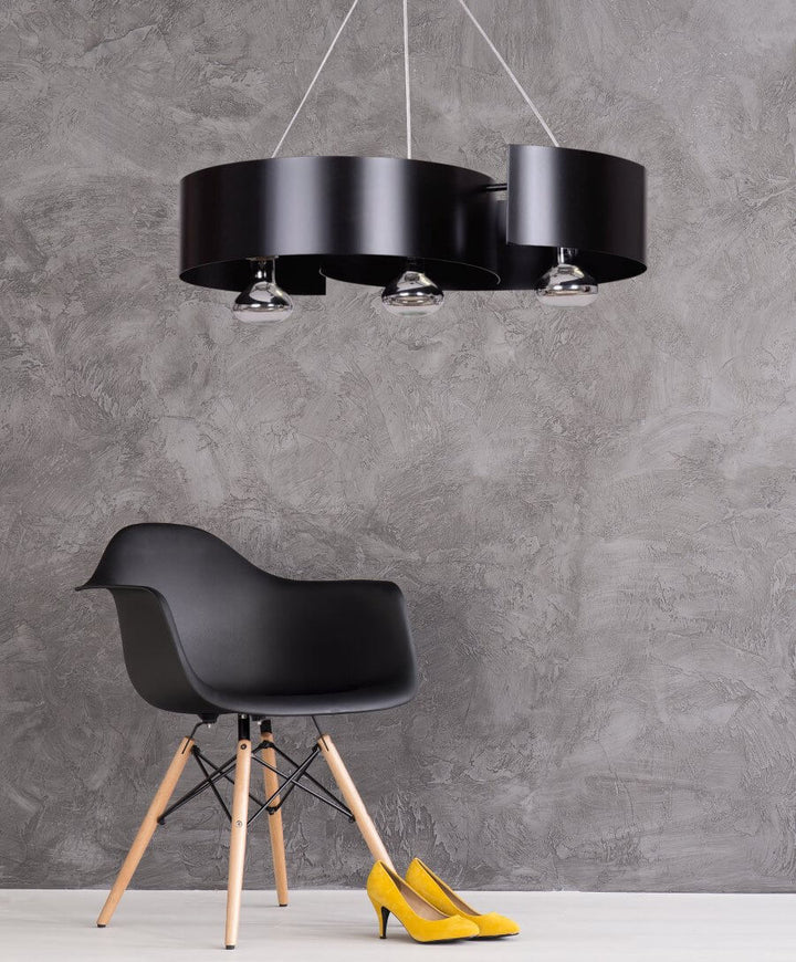 Lustra suspendata VIXON 3 neagra