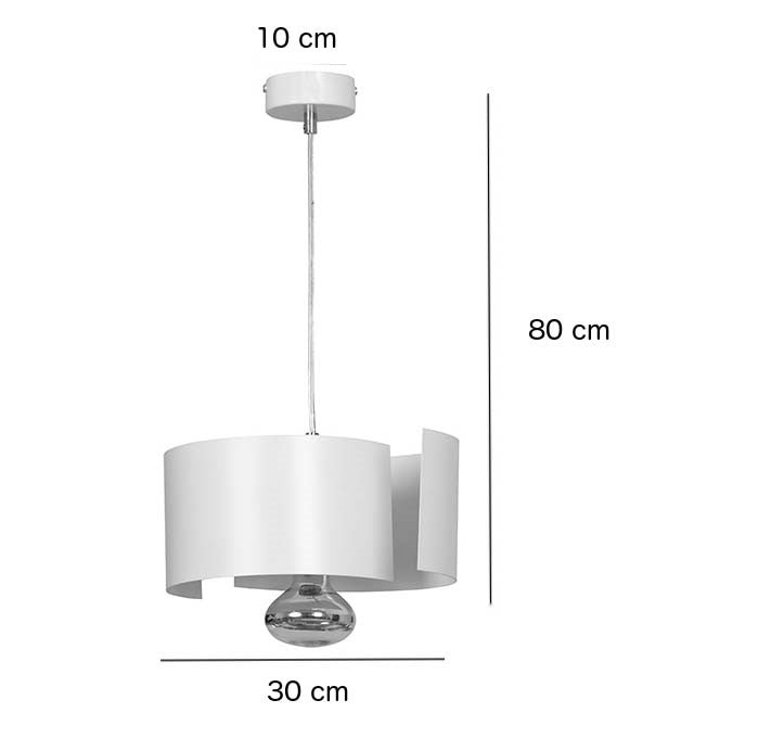 Lustra suspendata VIXON 1 alba