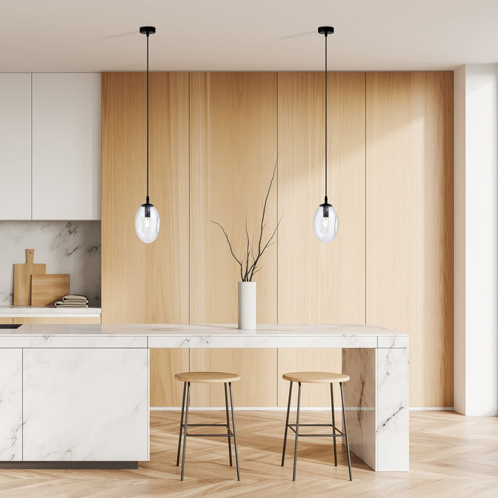 Pendul ASTRAL 1 negru TRANSPARENT