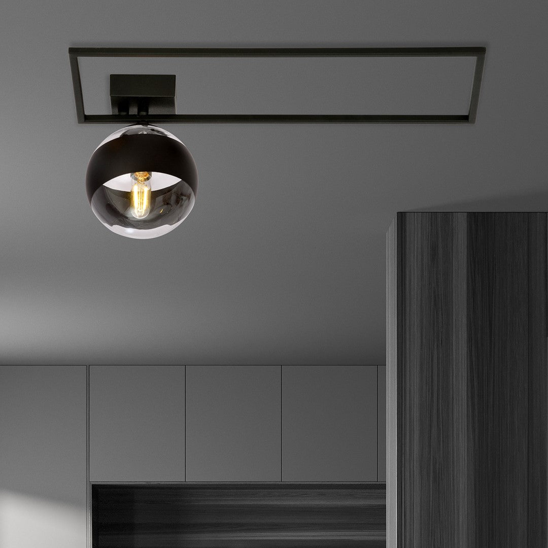 Plafoniera IMAGO 1A cu dunga neagra