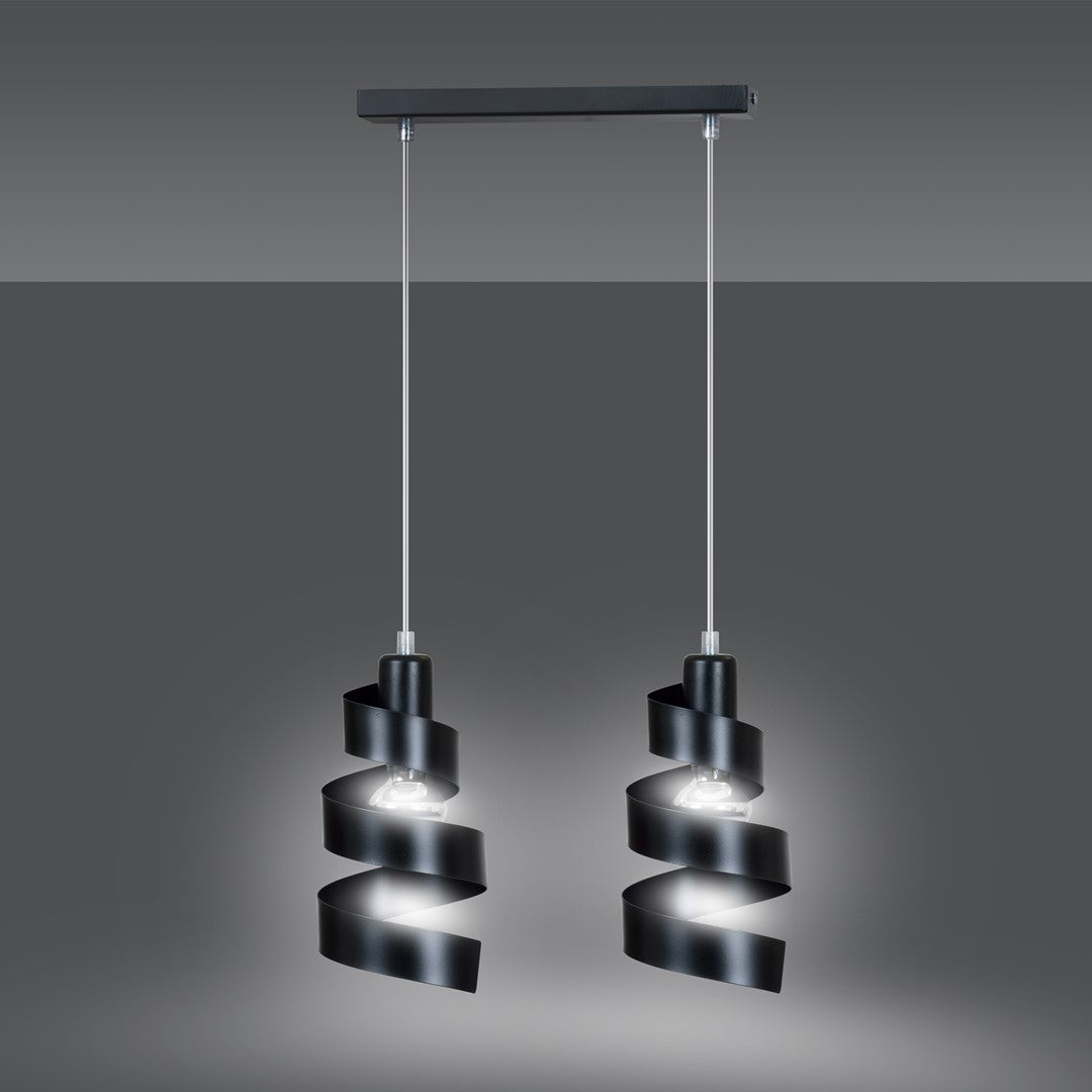 Lustra suspendata SAGA 2 neagra