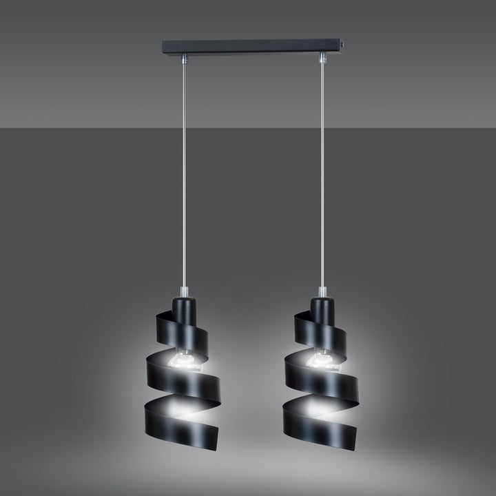 Lustra suspendata SAGA 2 neagra