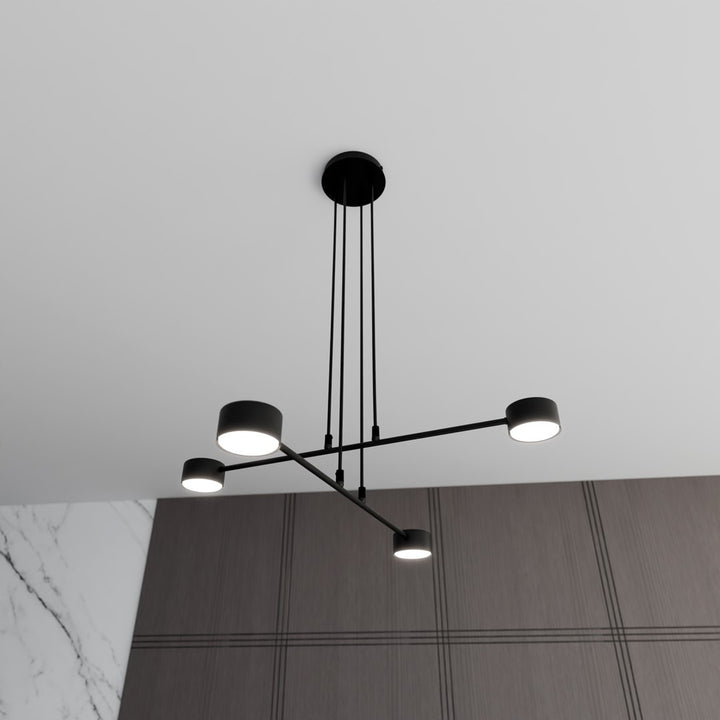 Lustra suspendata MODUS 4 neagra