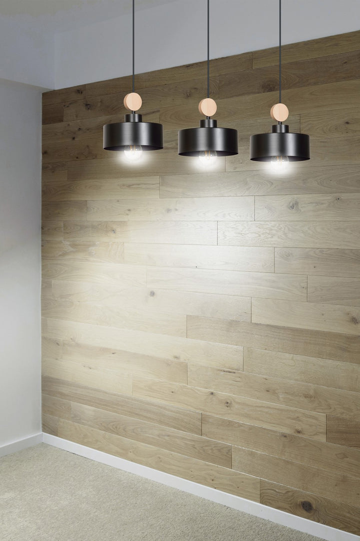Lustra suspendata TUNISO 3 neagra