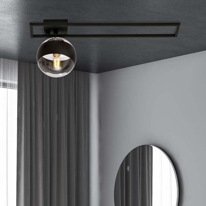 Plafoniera IMAGO 1C cu dunga neagra