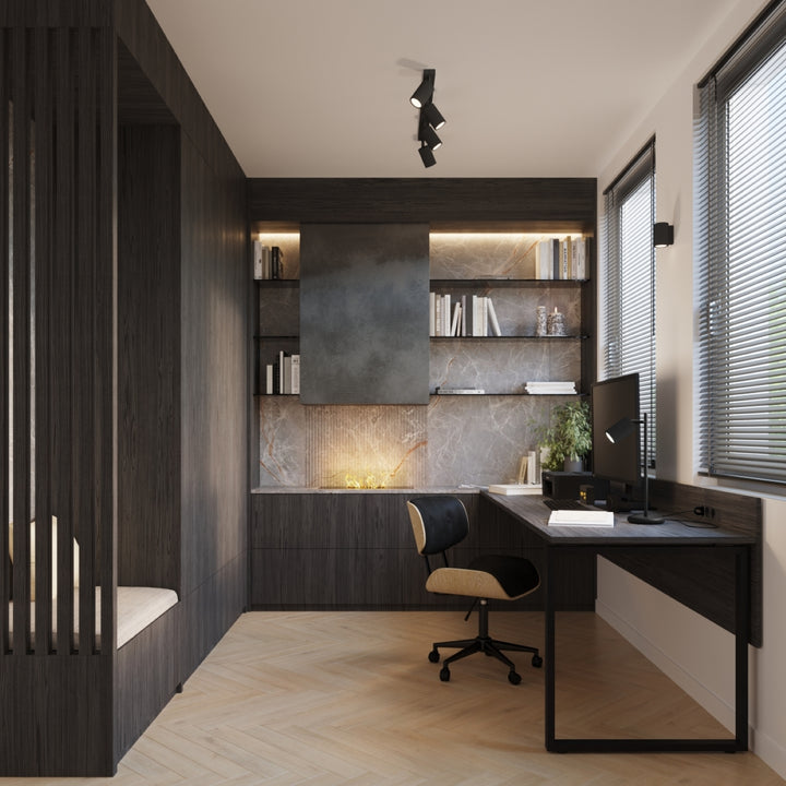 Lampa de perete KARBON 10 negru