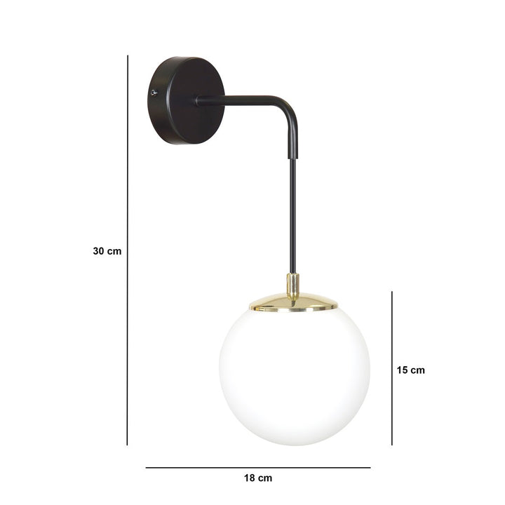 Aplica de perete OGNIS K1 alba