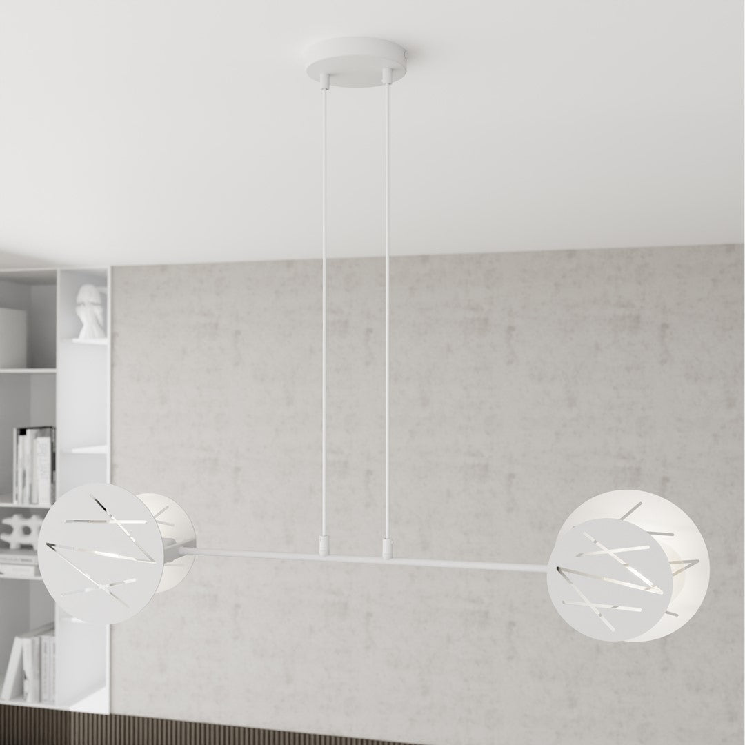Lustra suspendata XOTIC 2 alba