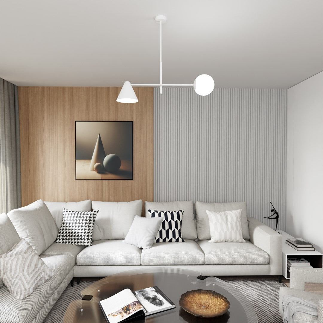 Lustra HERMES 2 alba