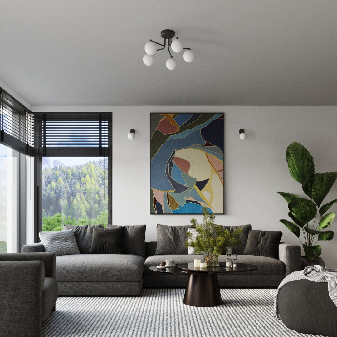 Candelabru ASTRAL 5 negru