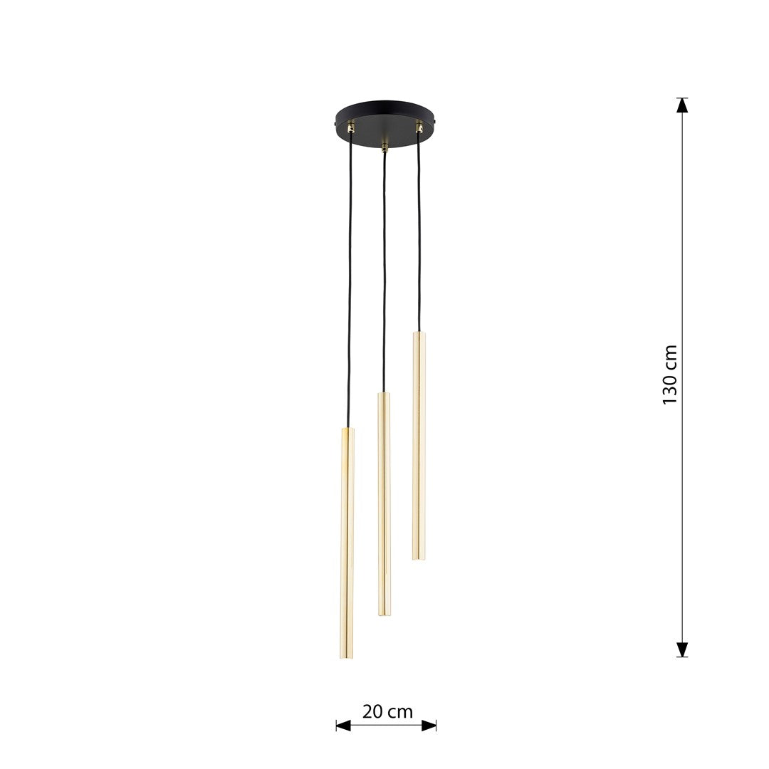 Lustra suspendata SELTER 3 PREMIUM auriu