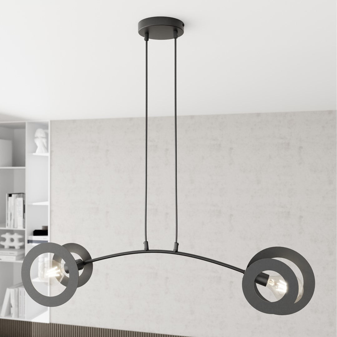 Lustra suspendata EUFORIA 2 neagra