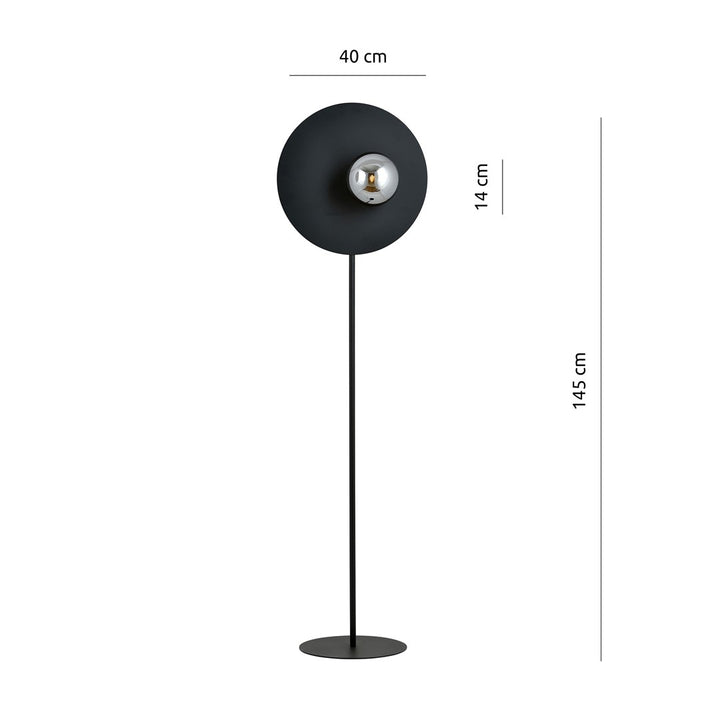 Lampa de podea OSLO LP BLACK/GRAFIT