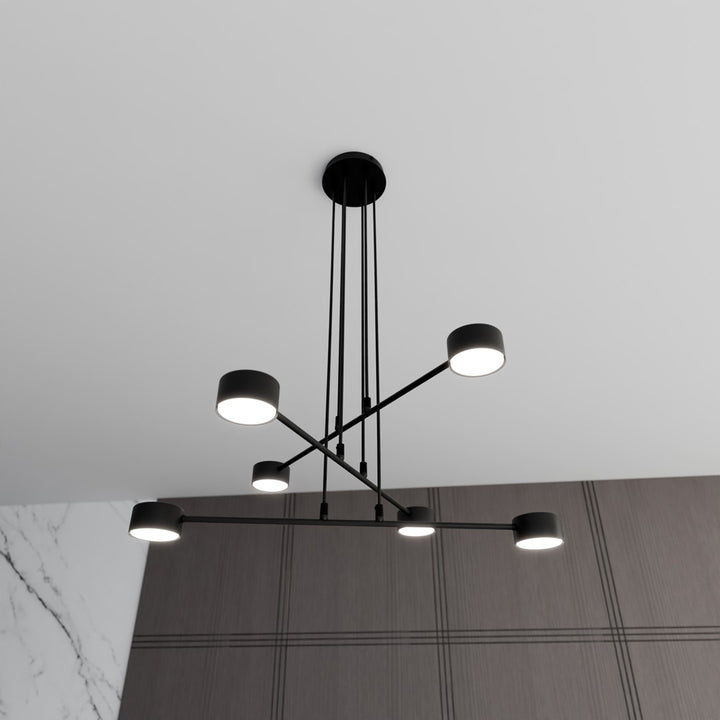 Lustra suspendata MODUS 6 neagra