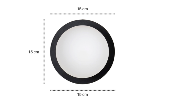 Aplica de perete MINERVA K1 neagra