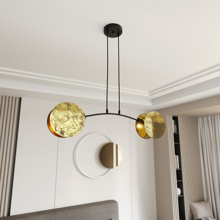 Lustra suspendata MOTIF 2 auriu