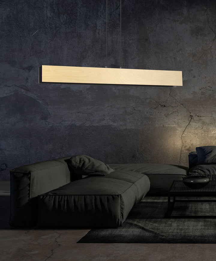 Lustra suspendata liniara CARLO 4 neagra