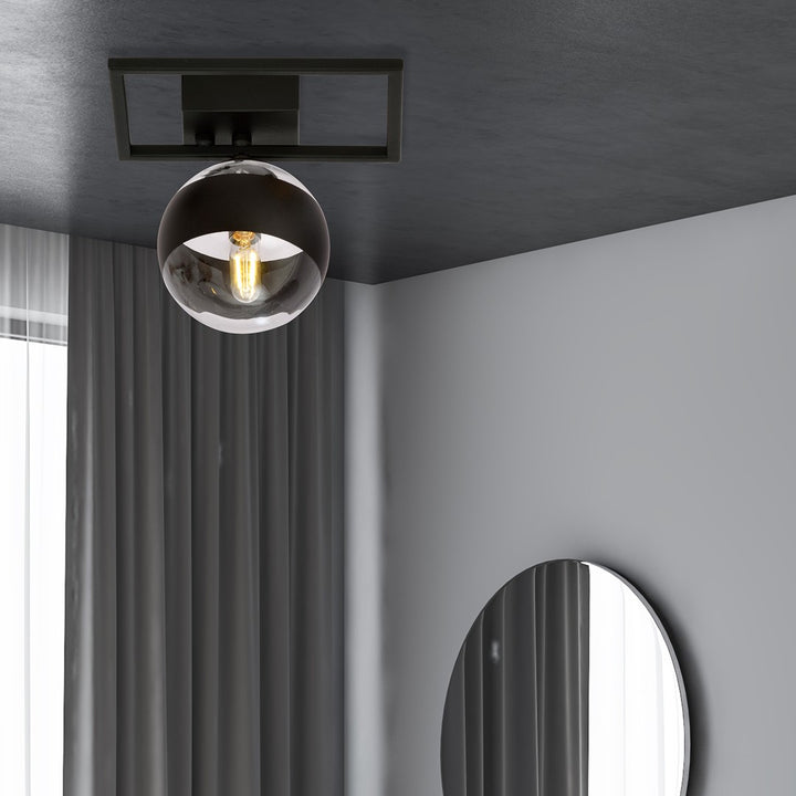 Plafoniera IMAGO 1E cu dunga neagra