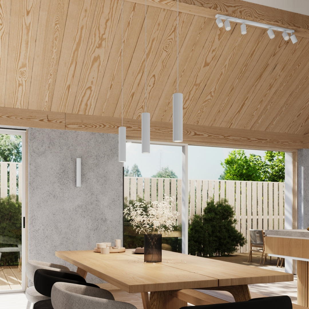Lampa de perete KARBON 20 alb