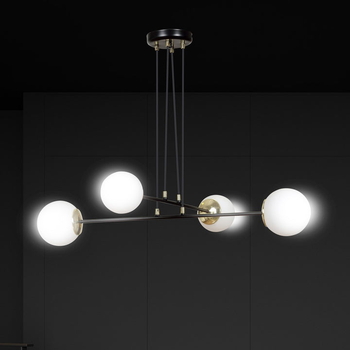 Lustra suspendata OGNIS 4 neagra