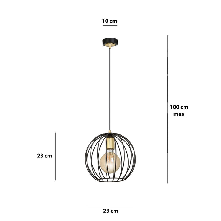 Pendul ALBIO 1 negru