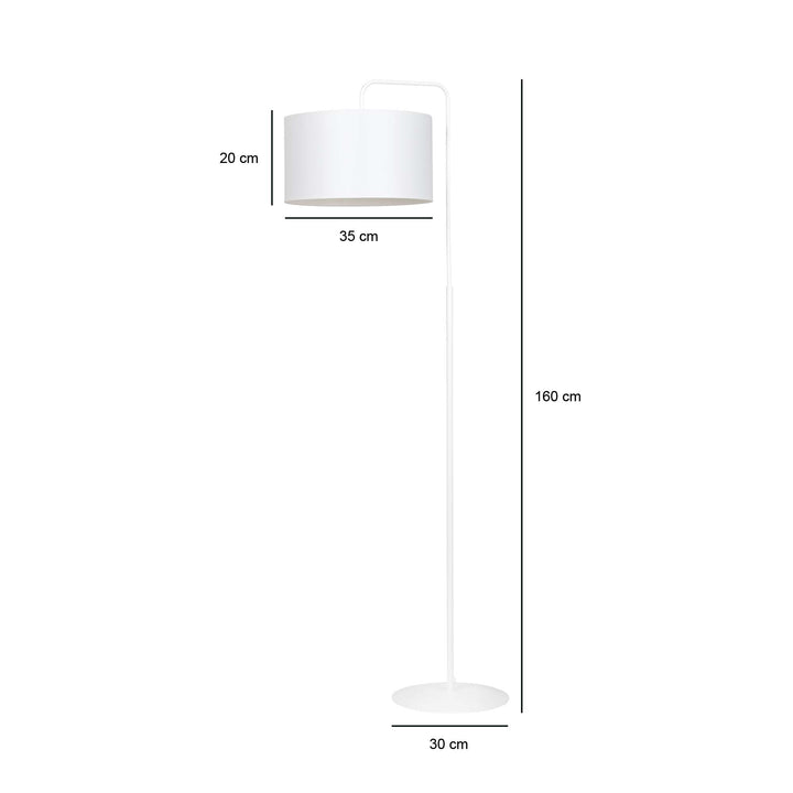 Lampa de podea TRAPO LP1 alba