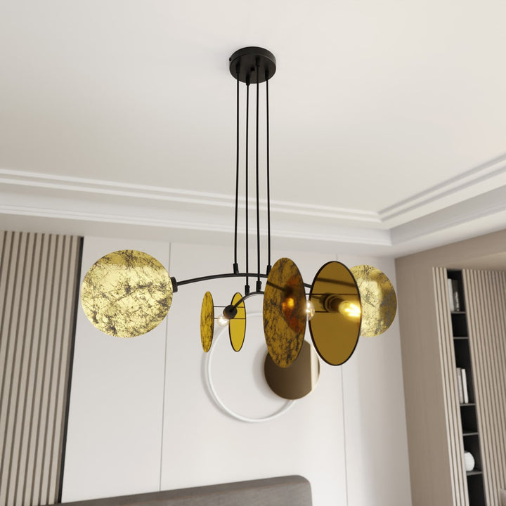 Lustra suspendata MOTIF 4 auriu