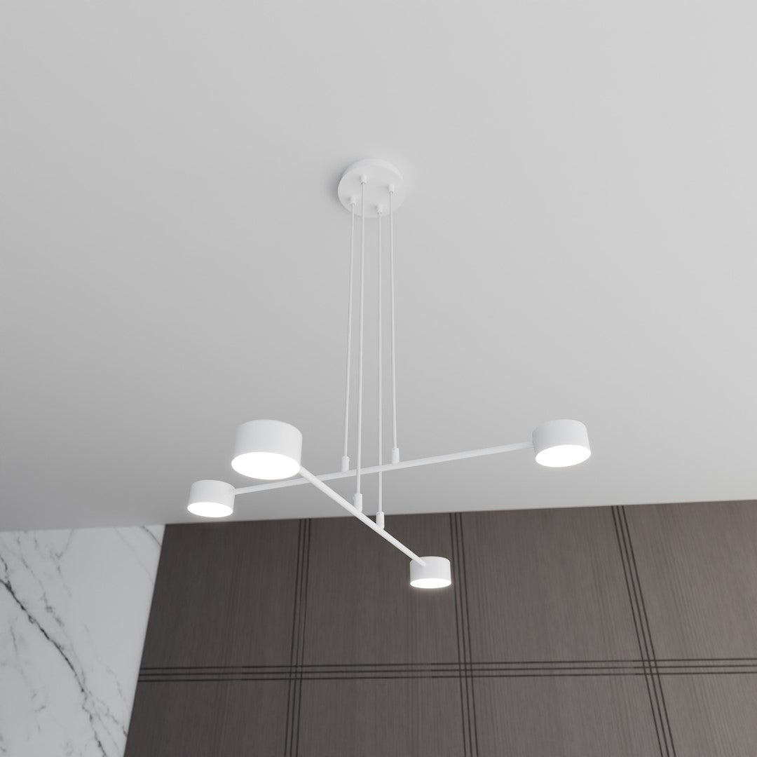 Lustra suspendata MODUS 4 alba