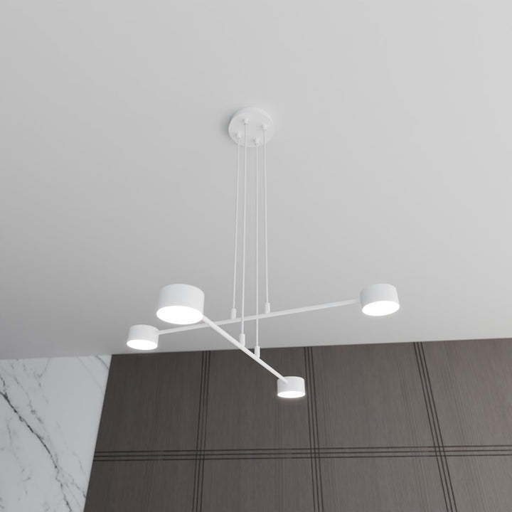 Lustra suspendata MODUS 4 alba