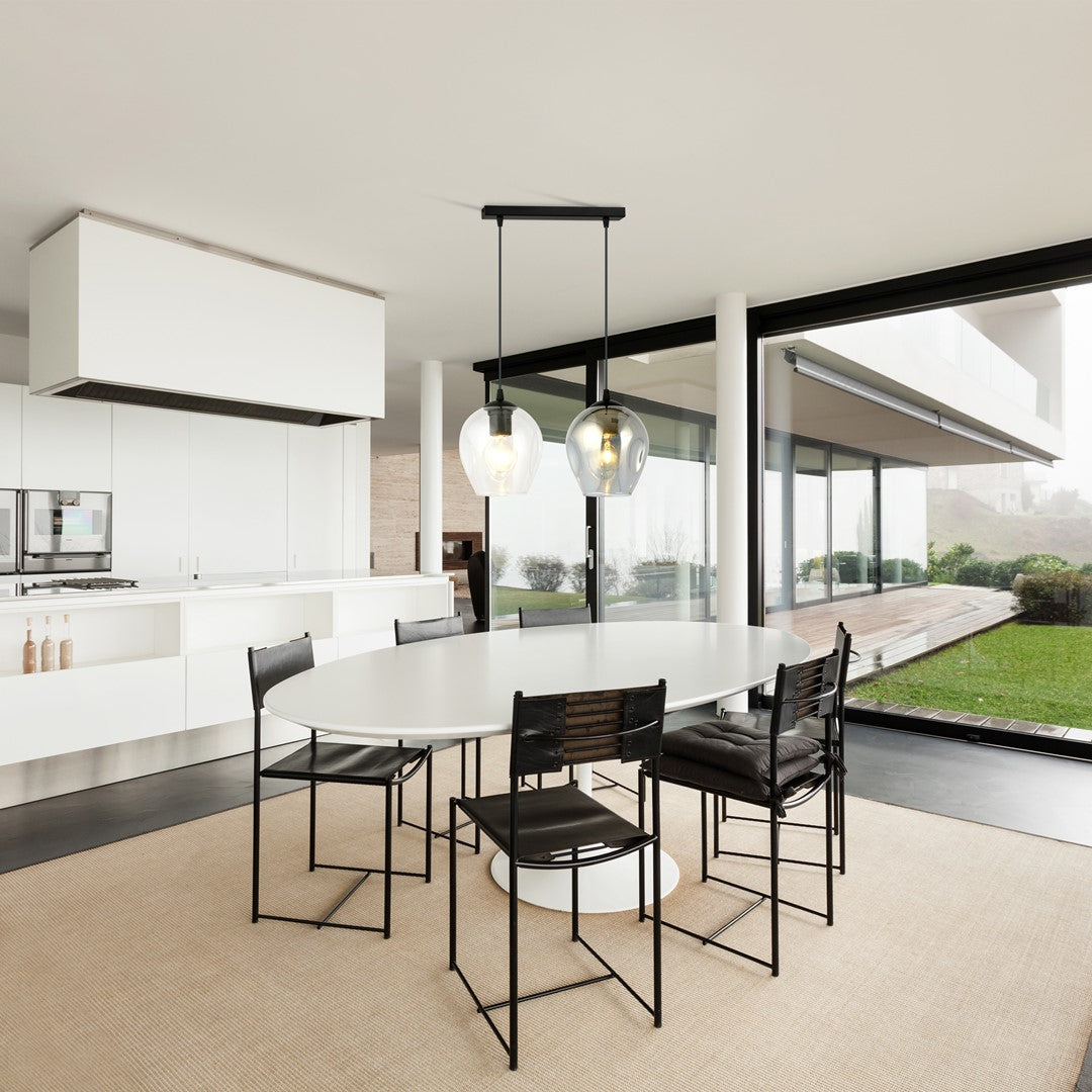 Lustra suspendata ISTAR 2 neagra MIX