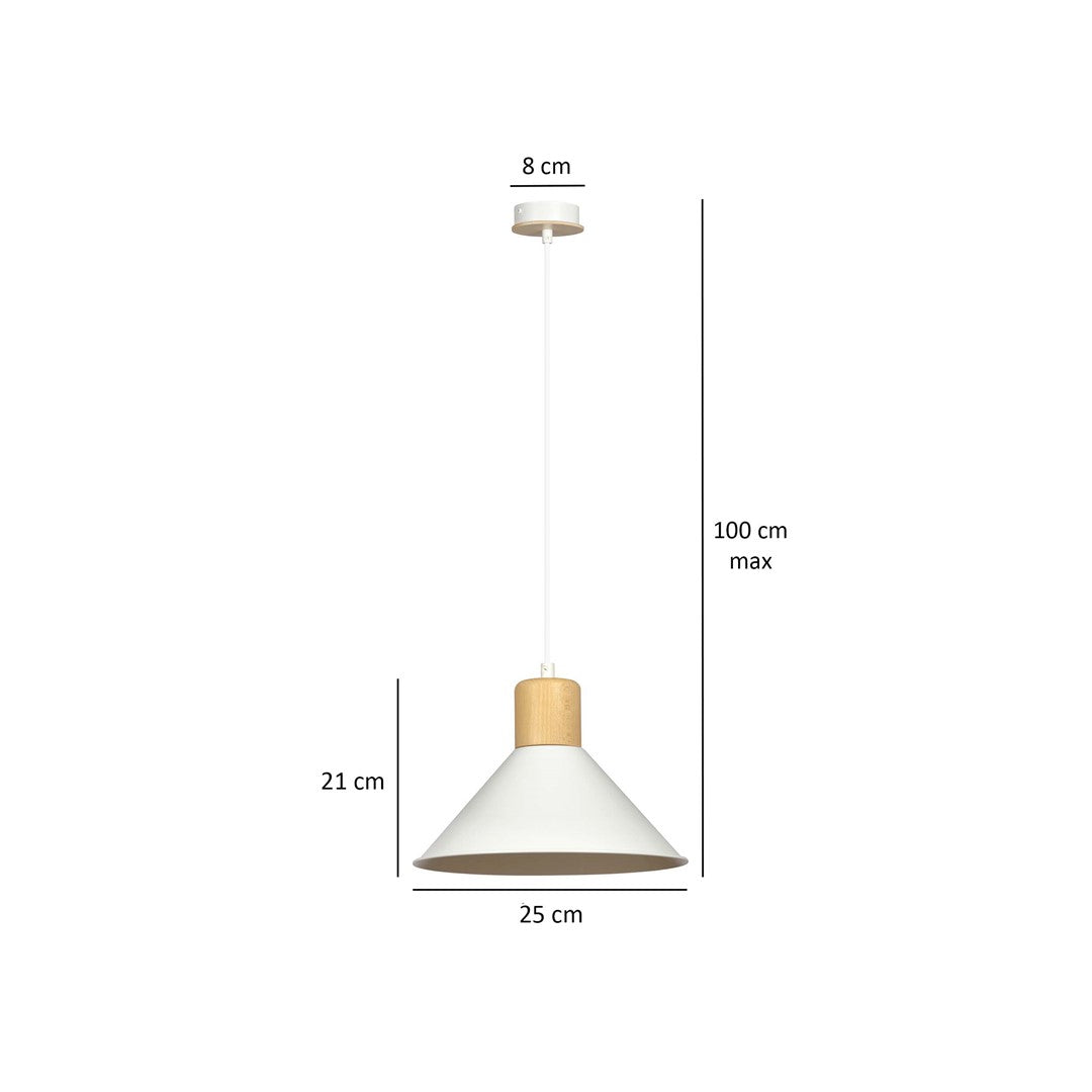 Pendul ROWEN 1 alb