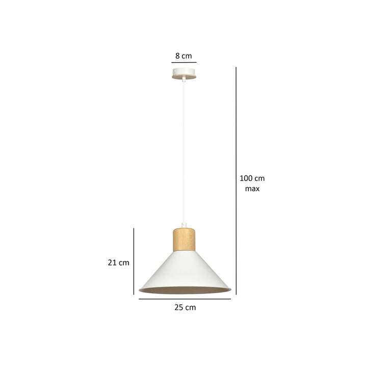 Pendul ROWEN 1 alb