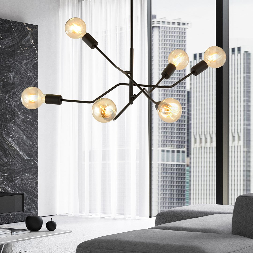 Lustra FRIX 6 neagra