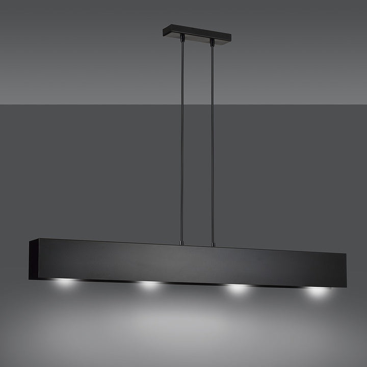 Lustra suspendata GENTOR 4 neagra