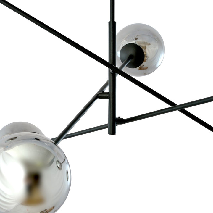Lustra LINEAR 6 neagra/grafit
