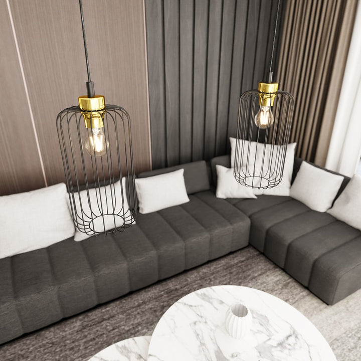 Pendul VANDER 1 negru cu auriu
