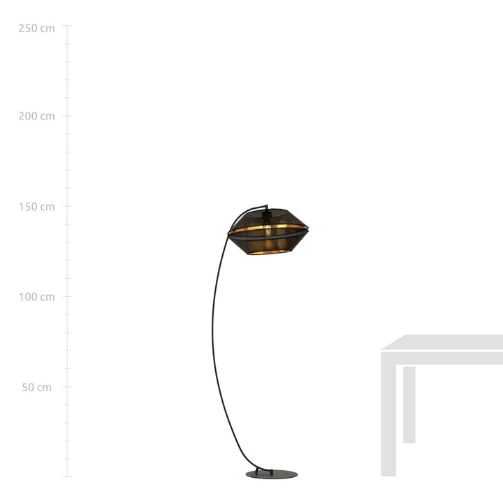 Lampa de podea MALIA LP BLACK/GOLD