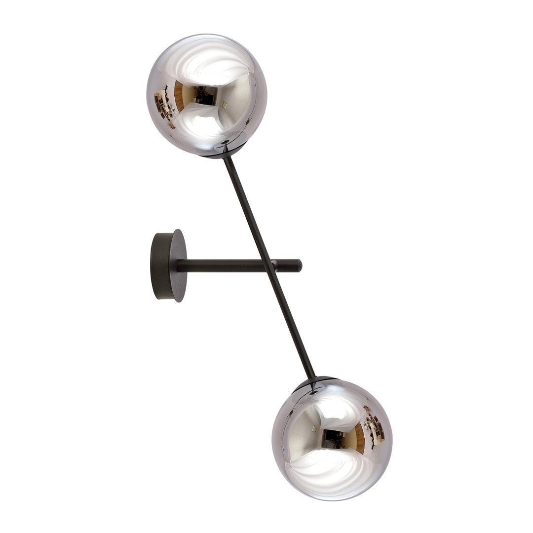 Aplica de perete LINEAR K2 neagra-grafit