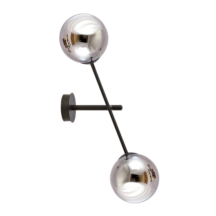 Aplica de perete LINEAR K2 neagra-grafit