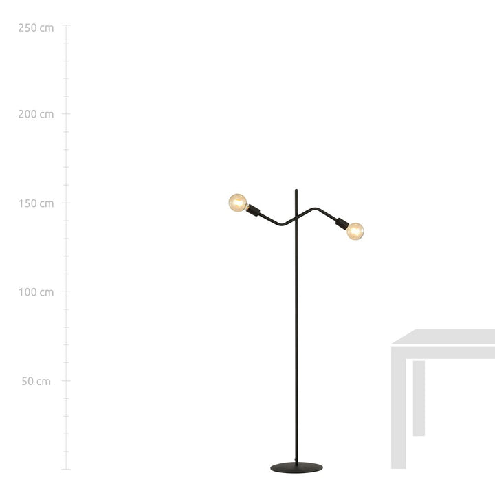 Lampa de podea FRIX LP2 BLACK