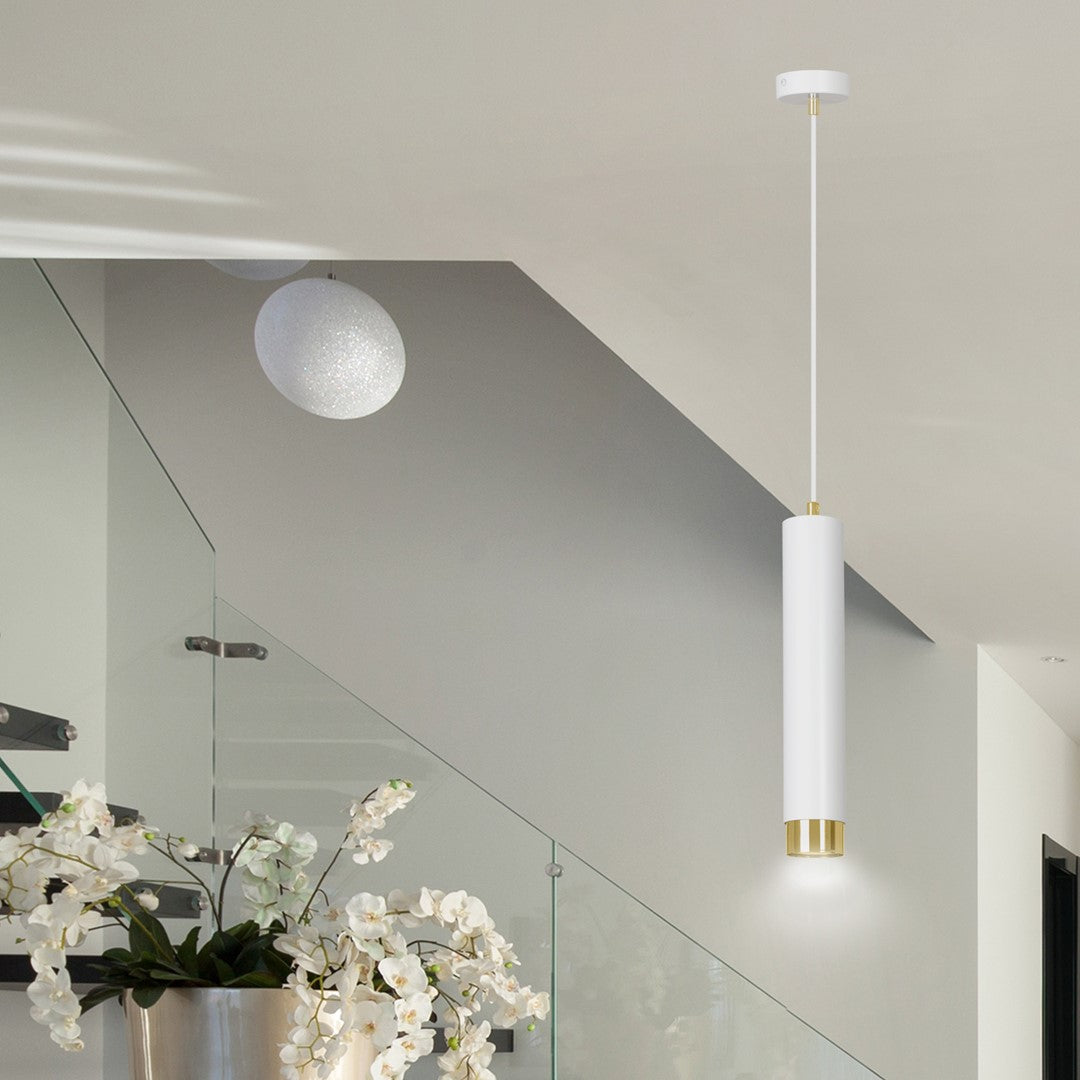 Pendul KIBO 1 alb si auriu