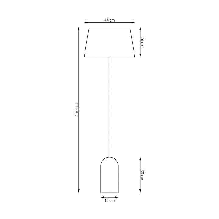 Lampa de podea PEARL LP BEIGE