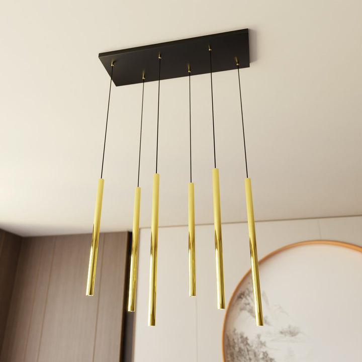 Lustra suspendata SELTER 6 auriu