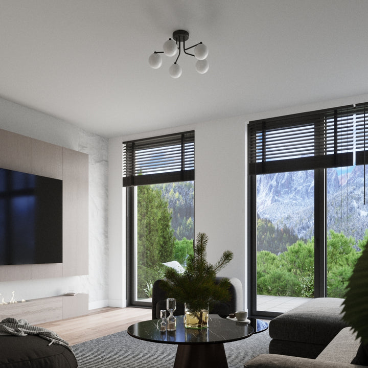 Candelabru ASTRAL 3 negru