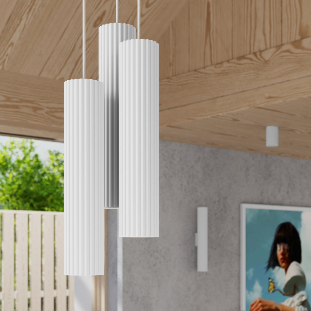 Lampa de perete KARBON 30 alb