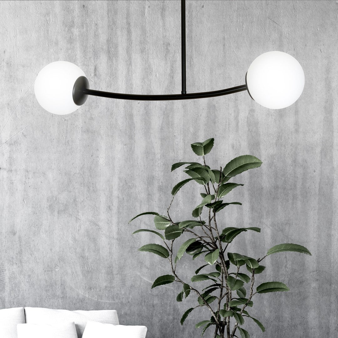 Lustra HALLDOR 2 neagra