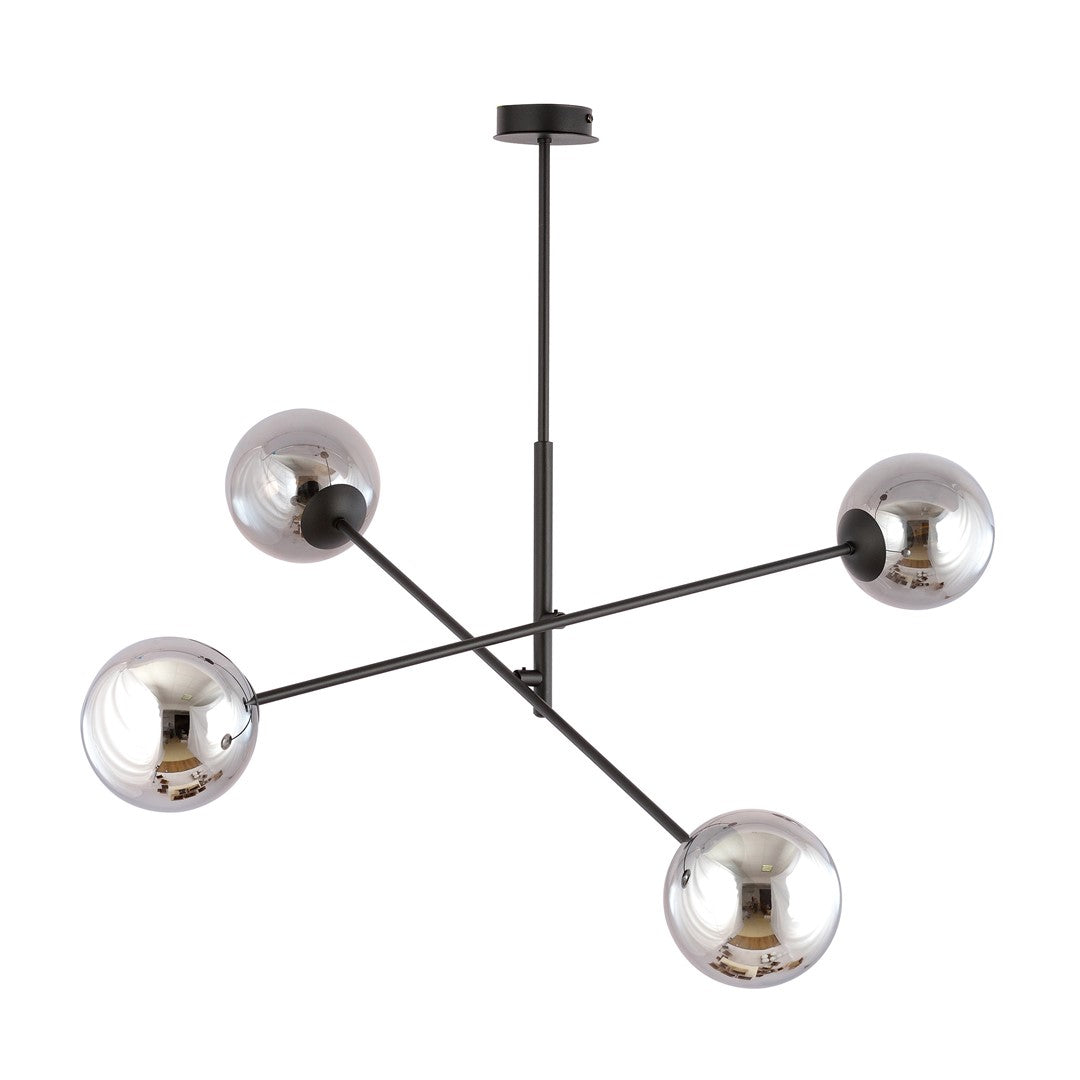 Lustra LINEAR 4 neagra/grafit