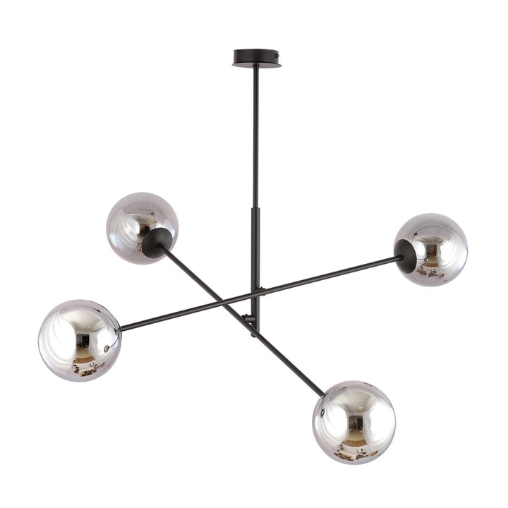 Lustra LINEAR 4 neagra/grafit