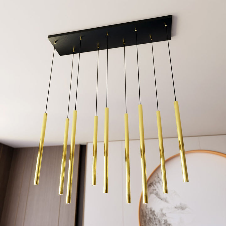 Lustra suspendata SELTER 9 auriu