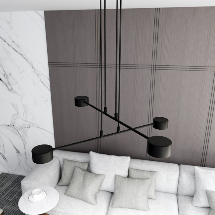 Lustra suspendata MODUS 4 neagra